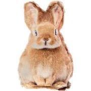 Clayre & Eef Sierkussen Konijn 13x5x22 cm Bruin Polyester