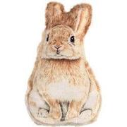 Clayre & Eef Sierkussen Konijn 13x5x25 cm Bruin Polyester