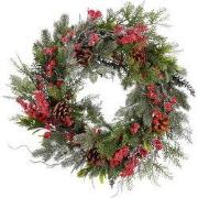 Mica Decorations Randell Kerstkrans - Ø50 cm - Rood