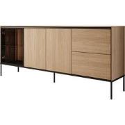 Meubella - Vicious - Dressoir met LED - Eiken - 201x41x85 cm