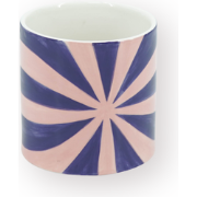 Pot - Flowerpot - Swirl - Blue/Pink - 15.5x15.5x16cm