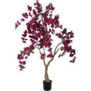 Clayre & Eef Kunstboom Bougainvillea 100x100x150 cm Roze Kunststof