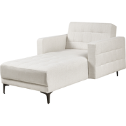 ABERDEEN - Chaise longue - Off-white - Stof