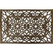 Clayre & Eef Deurmat 60x40 cm Zwart Rubber