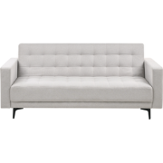 ABERDEEN - Driezitsbank - Lichtgrijs - Stof