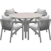 Garden Impressions Tarera tuinset 5-delig dakar sand - Tulli tuintafel...