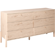 COLLINS - Ladekast 6 lades - Lichtbruin - Vezelplaat