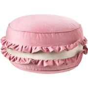 LADUREE - Kinderpoef - Roze - 50 x 50 x 30 cm - Fluweel