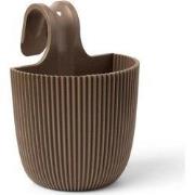 Balkonbak 21x28 warm taupe bloempot