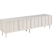 CLUNES - TV-meubel - Lichtbeige - MDF