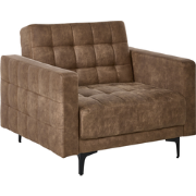 ABERDEEN - Fauteuil - Bruin - Kunstleer