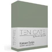 Ten Cate 100% Katoensatijnen Hoeslaken - 180x220 - Groen