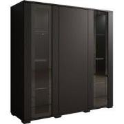 Meubella - Cres - Dressoir - Zwart - 120x40x122 cm