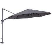 Hawaii parasol - Ø350 cm - carbon black - donker grijs
