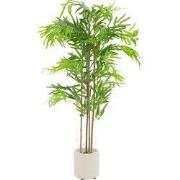 Kunstbamboe 120 cm kunstplant met echt houten stam ML design