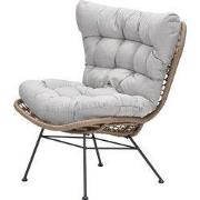 Libelle wicker relax tuinstoel - natural - desert sand