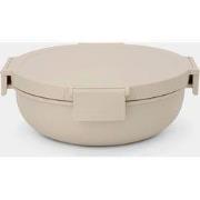 Make & Take Salade Lunchbox, 1,3 liter, kunststof - Soft Beige
