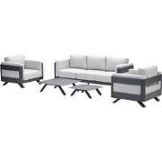 Garden Impressions Medellin loungeset 5-delig  carbon black - Valley s...