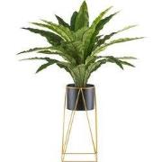 Kopu® Kunstplant Asplenium 24 blad - 105 cm met metaal Standaard