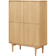 Mels eikenhouten kledingkast naturel - 140 x 45 cm