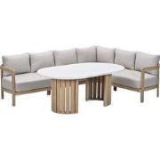 Garden Impressions Sirocco lounge dining set 3-delig rechts - acacia -...