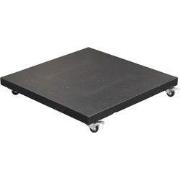 Special Hawaii granieten parasolvoet-120kg-zwart gepolijst-verrijdbaar