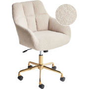 PALMDALE - Bureaustoel - Beige - Polyester