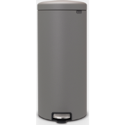 NewIcon Pedaalemmer, 30 liter, kunststof binnenemmer - Mineral Concret...