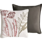 AGLAIA - Sierkussen set van 2 - Wit/Groen - Katoen