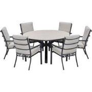 Garden Impressions Senja tuinset 7-delig sandstone - Tulli tuintafel Ø...