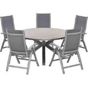 Garden Impressions Hilly tuinset 6-delig taupe verstelbaar - Tulli tui...