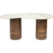 Salontafel Beige Marmer - Organisch - 86x48x39cm