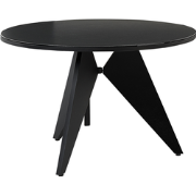 OLMETTO  - Tuintafel - Zwart - 110 x 83 cm - Aluminium