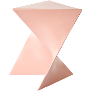 PECOS - Bijzettafel - Pastelroze - Synthetisch materiaal