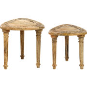 SAORA - Bijzettafel set - Lichtbruin - Mangohout