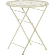 BIVIO  - Tuintafel - Lichtgroen - 70 x 70 cm - IJzer