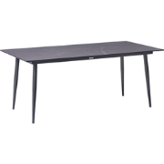 SOVARETO - Tuintafel - Donkergrijs/Donkergrijs - HPL/Aluminium