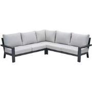 Garden Impressions Sorelli loungeset 3-delig - donker grijs