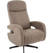 LABEL51 Fauteuil Esbjerg - Taupe - Manueel Verstelbaar - 68x84x114 cm