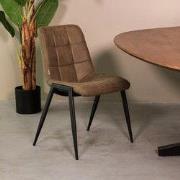 LABEL51 Eetkamerstoel Noor - Moss - 51x84x41 cm - Set van 2