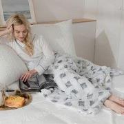 Cozy Bliss Luxury Milky Pluche Plaid - Lichtgrijs - 130x150 cm