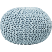 CONRAD - Poef - Lichtblauw - 50 cm - Katoen