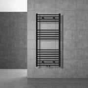 Design badkamerradiator Sahara met wandthermostaatkraan 600x1200 mm re...