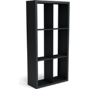 Beltza zwarte houtopslag onderverdeling 6 vakken 1000x385x2000 mm