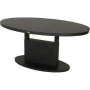 Pine Valley verstelbare lounge tafel midnight grey 150 x 90 cm