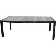 Harrisburg uitschuifbare dining tafel midnight grey 154 - 214 x 90,5 c...