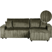 ABACKA - Slaapbank - Groen - Linkszijdig - Corduroy