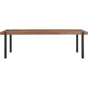 DTP Home Dining table Beam,78x225x100 cm, 8 cm recycled teakwood top