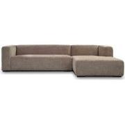 Tower living glasgow 2,5-al + chaise r - Beige grey