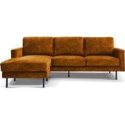 Tower living cambridge 2,5-al/ar + chaise r/l - Yellow orange